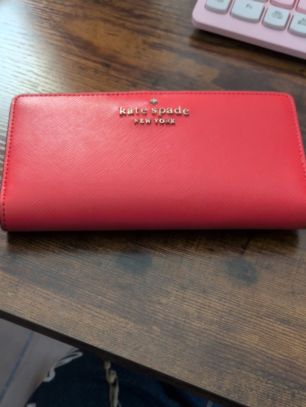 kate spade Red continental wallet